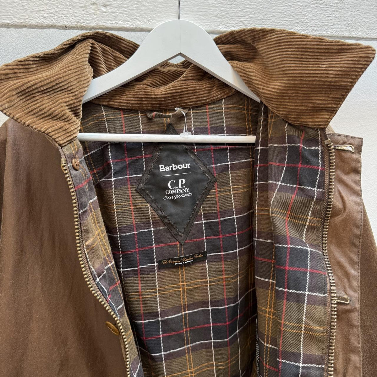 C.P. Company x Barbour Mille Miglia Wax Jacket (L)