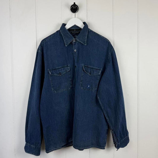 Stone Island Denim Shirt Indigo (XL)