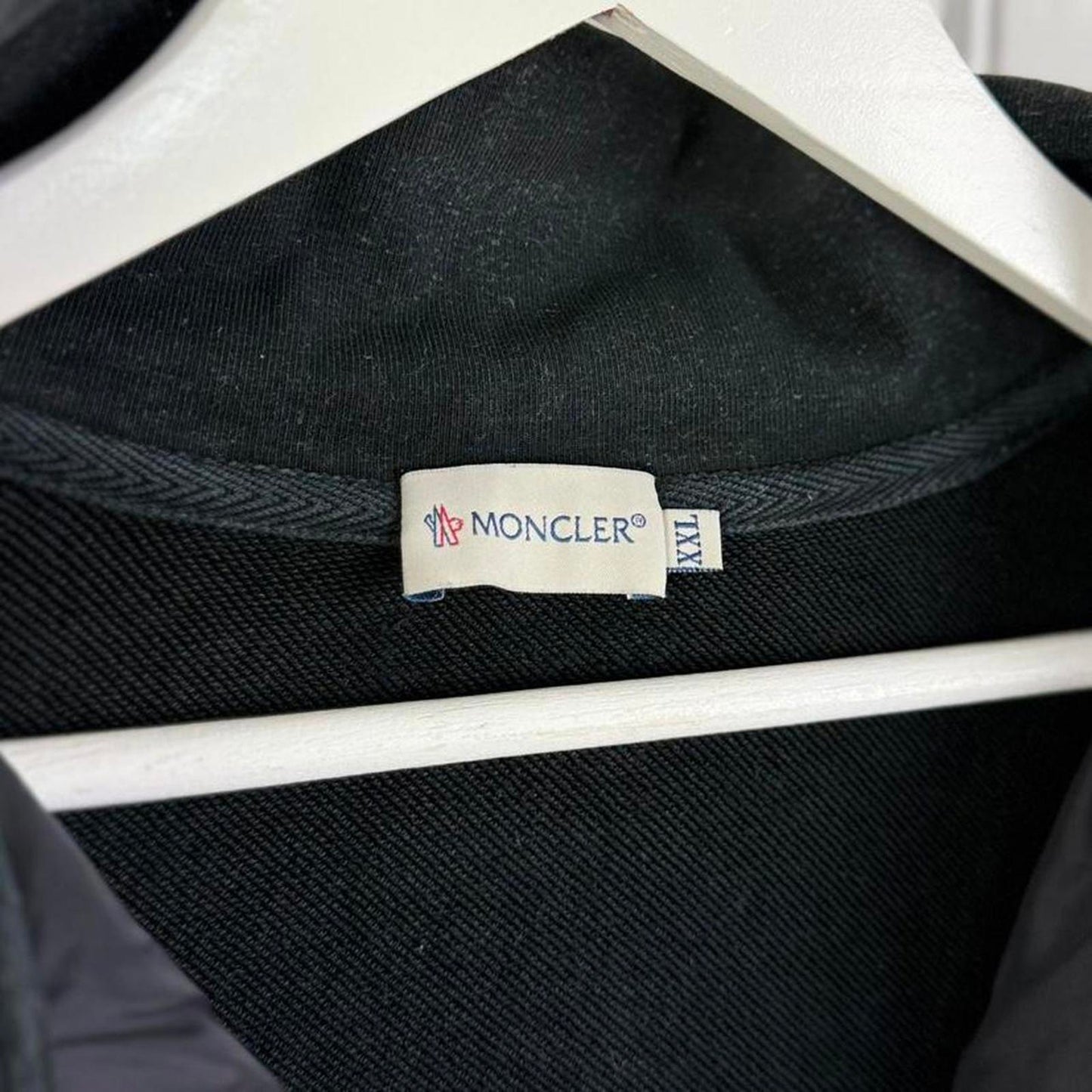 Moncler Maglia Cardigan Hybrid Hoodie (L)