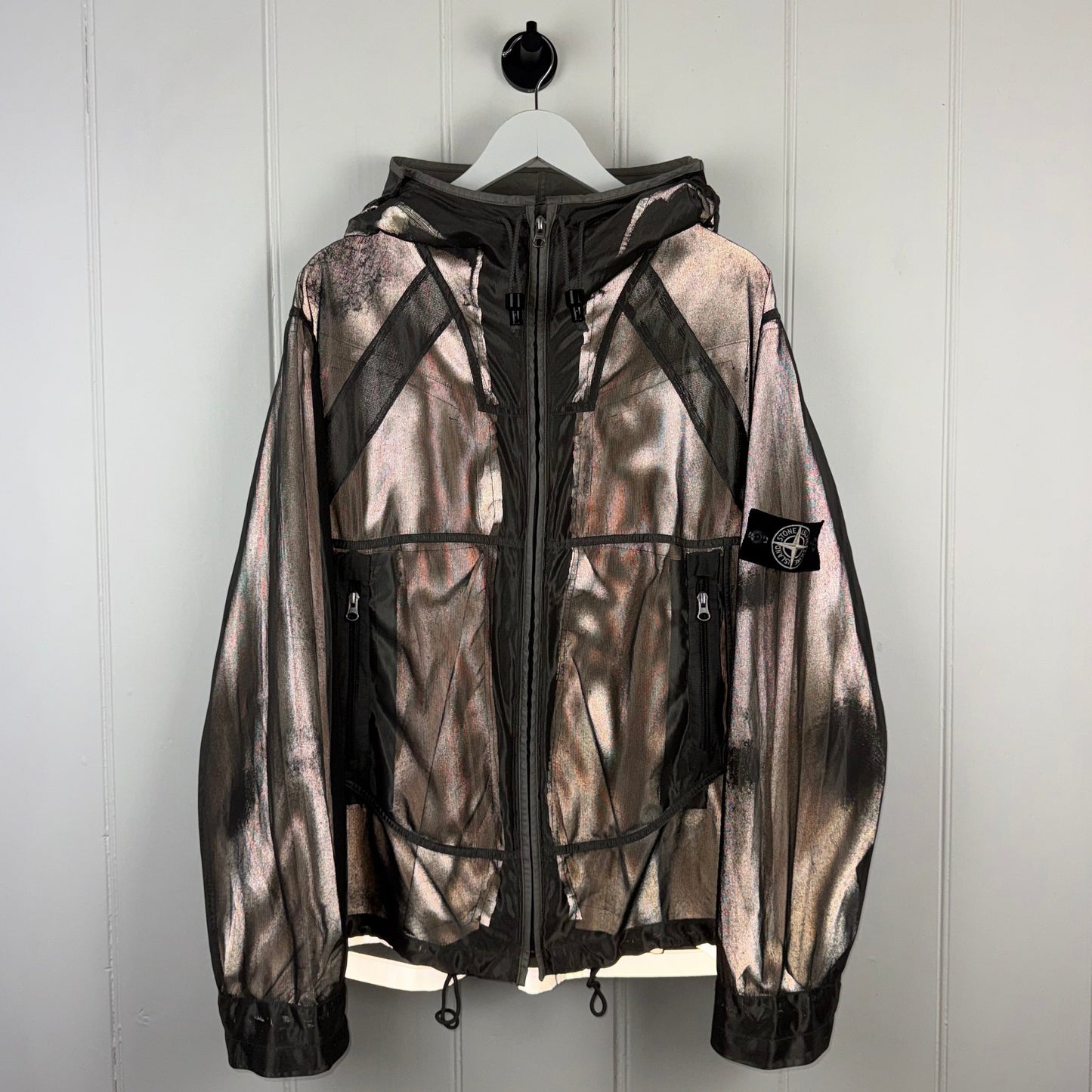 SS2006 Stone Island Mesh Reflective Jacket (XL)