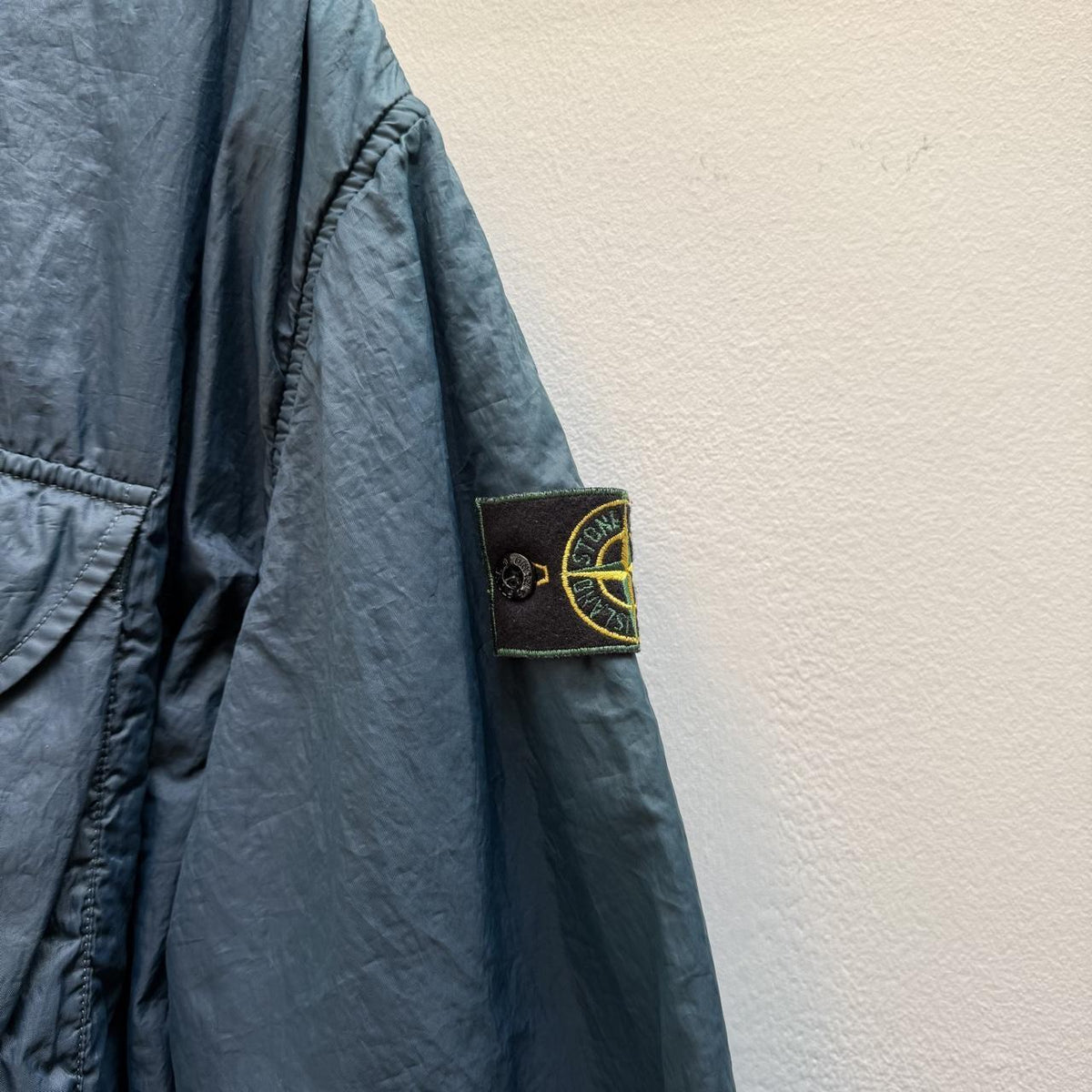1990s Stone Island Green Edge Overshirt Jacket (XL)