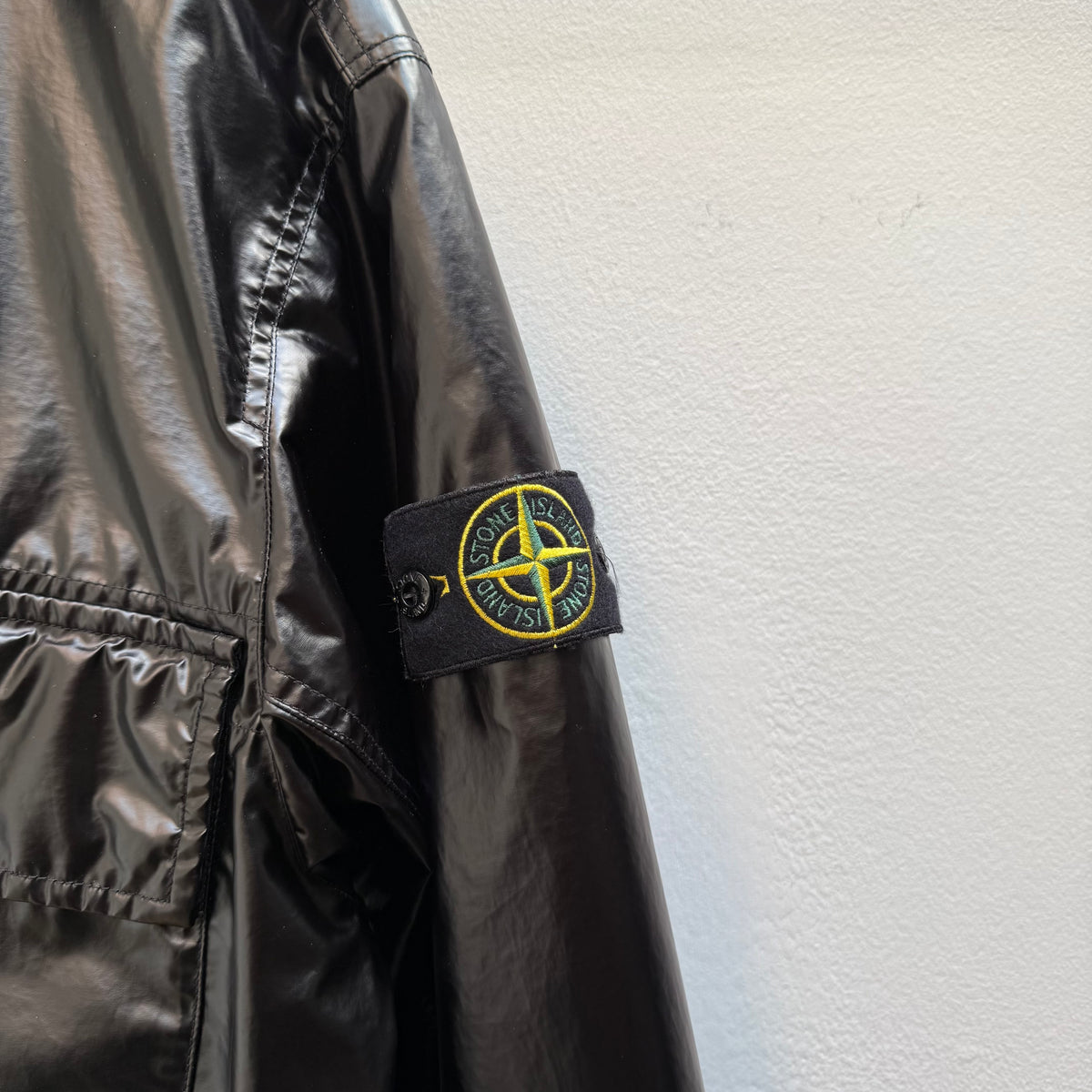 Stone Island Mussola Gommata-TC Jacket – Black (M)