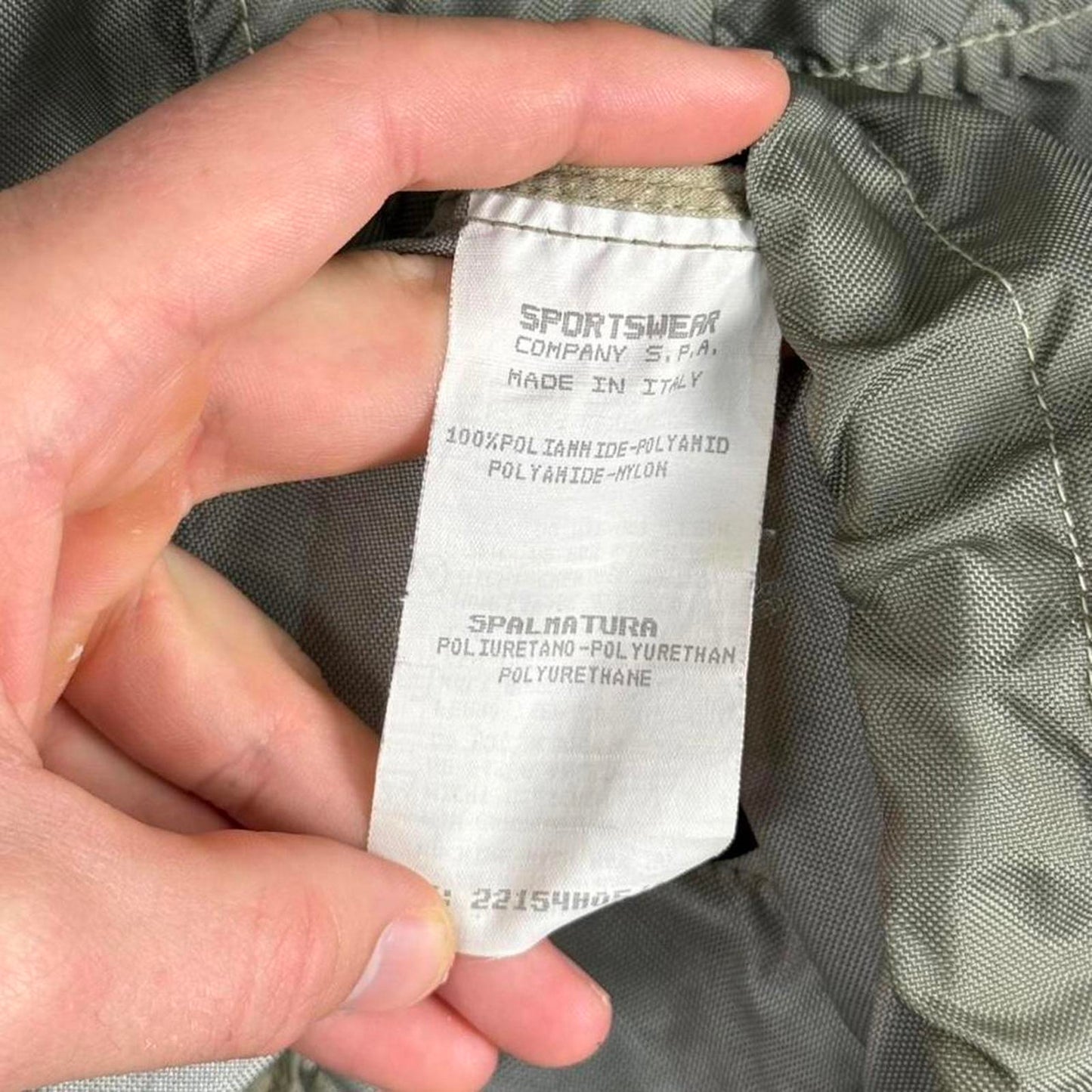 Stone Island Formula Steel Jacket Olive – 1995 (XL)