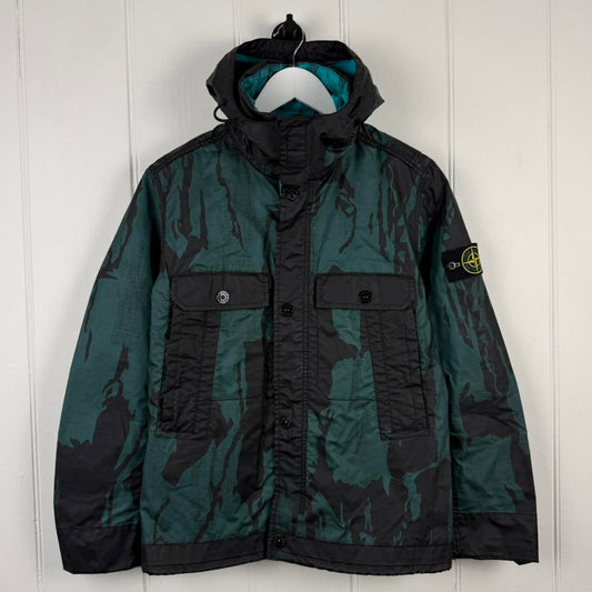 Stone Island Reverse Camo Raso Gommato Jacket (S)