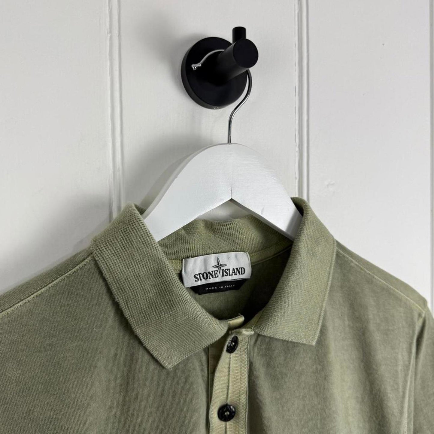 Stone Island Garment Dyed Polo Shirt (L)