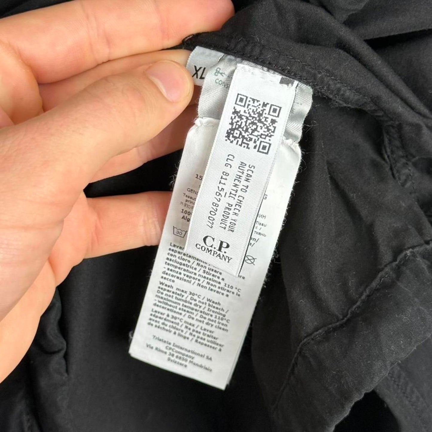 C.P. Company Pullover Smock Jacket Black (XL)