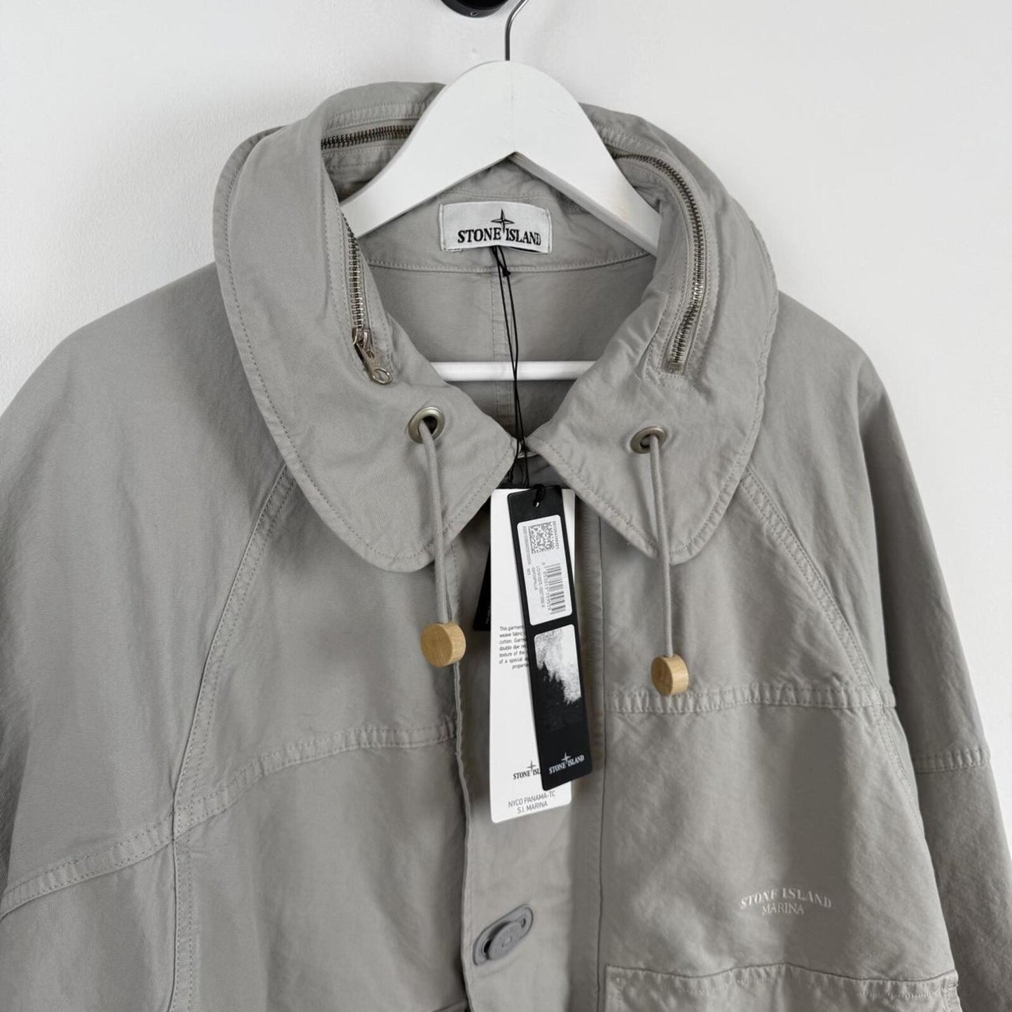 Stone Island Marina N/C Panama-TC Jacket Grey (M)