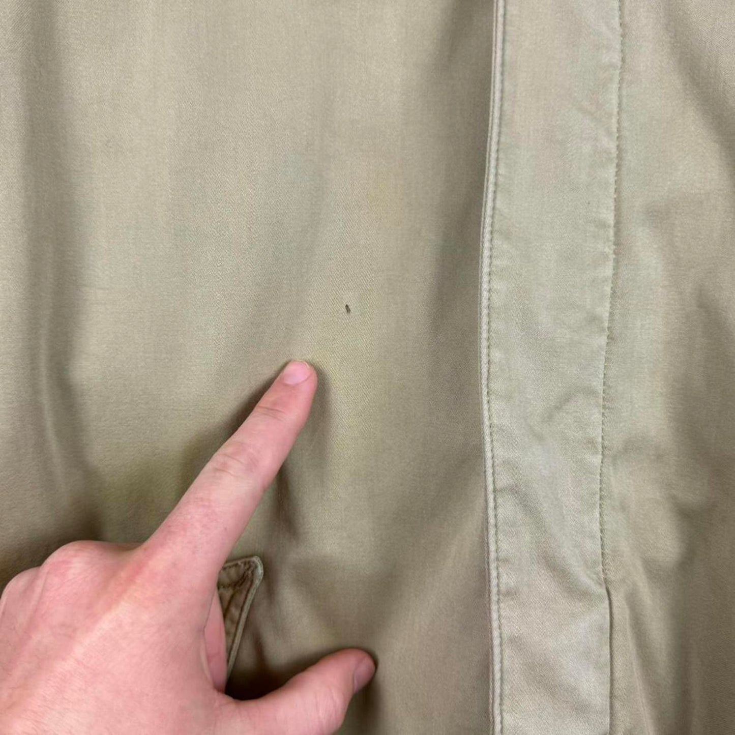 Stone Island Raso Floccato Sniper Mask Jacket Beige (XL)