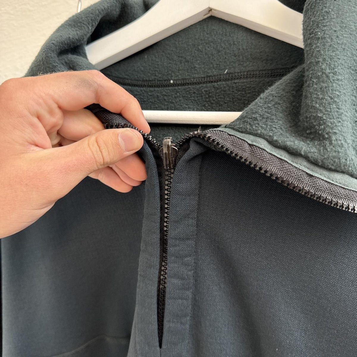 Stone Island Vintage 1990s Reversible Quarter Zip Fleece (XXL)