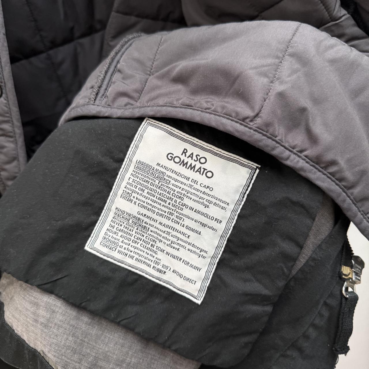 Early 00’s Stone Island Dutch Rope Raso Parka Jacket in Black (L)