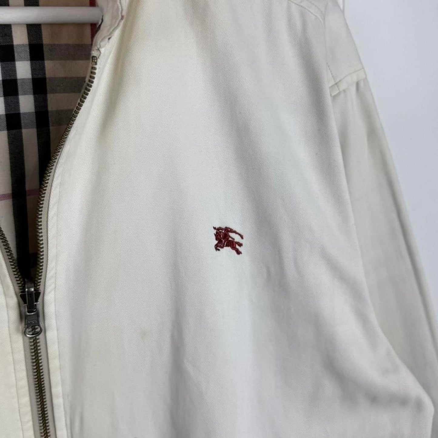 Vintage Burberry Reversible Check Harrington (M/L)