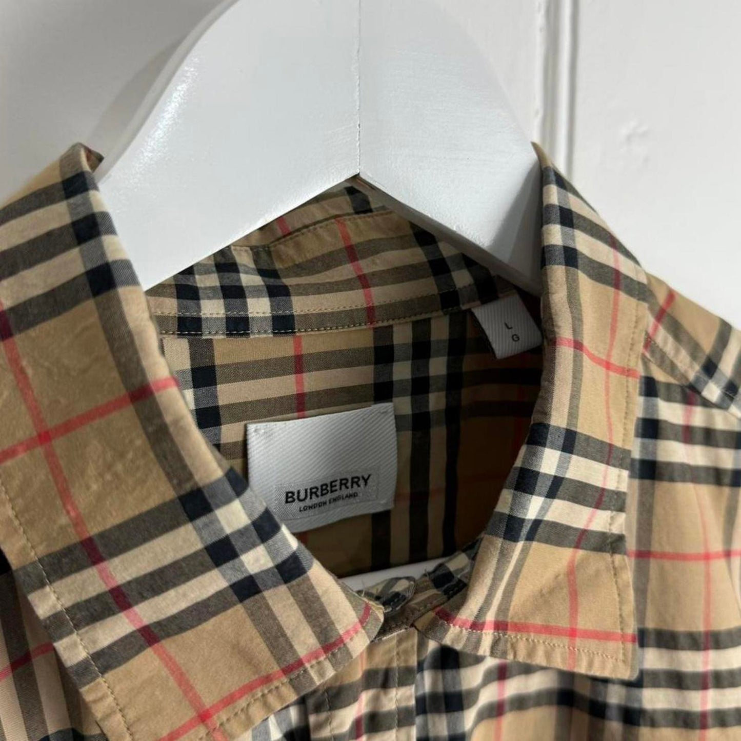 Burberry Check Shirt (L)