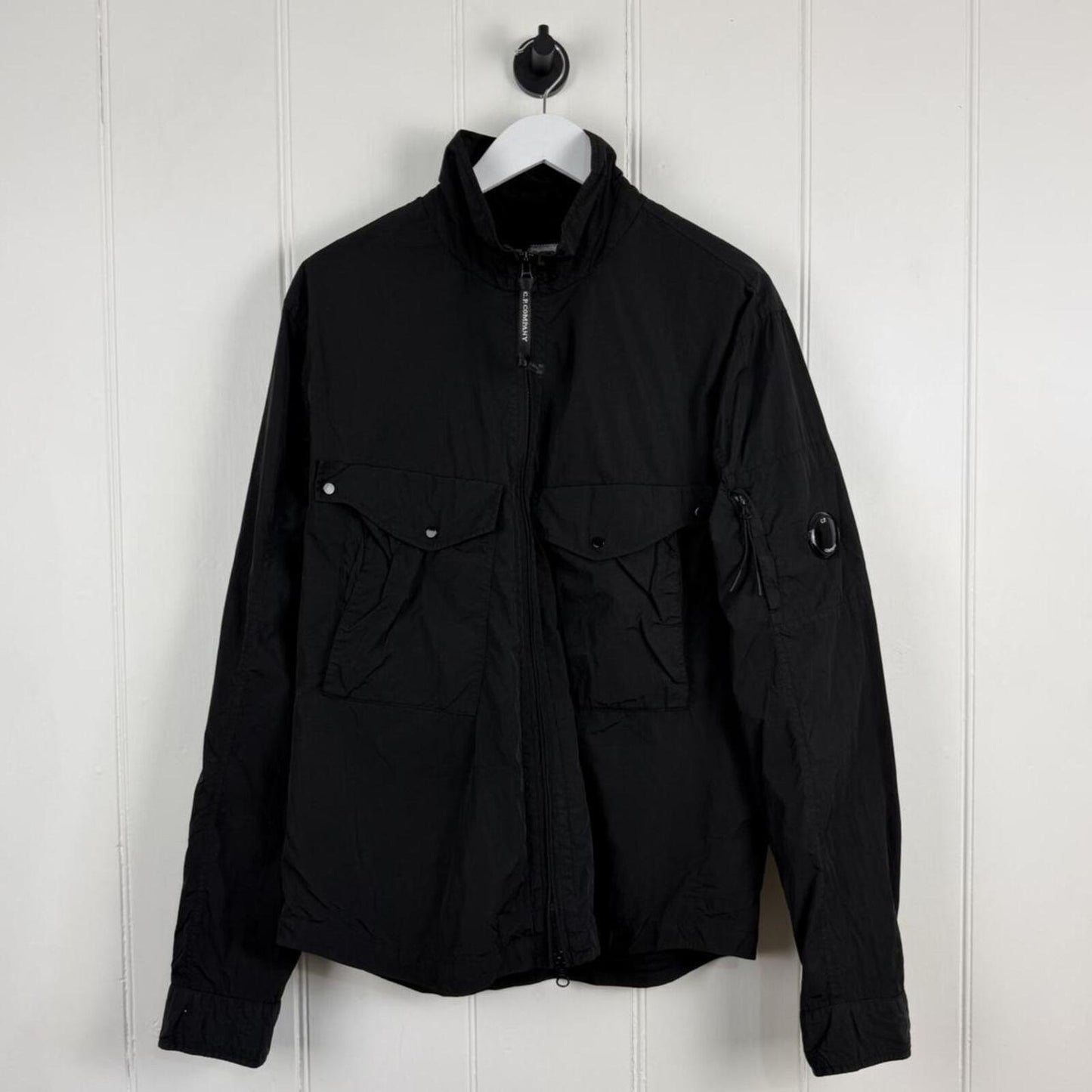 CP Company Chrome Zip Jacket Black (XL)