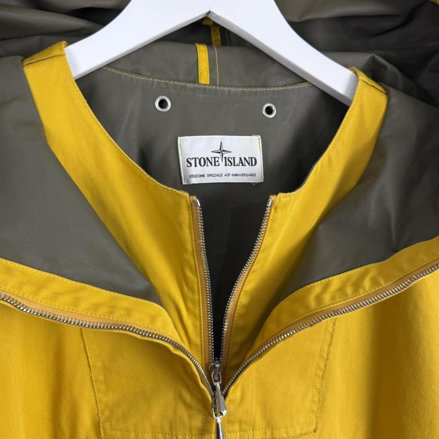 Stone Island Marina 40th Anniversary Jacket Smock Pullover Yellow – Size Medium