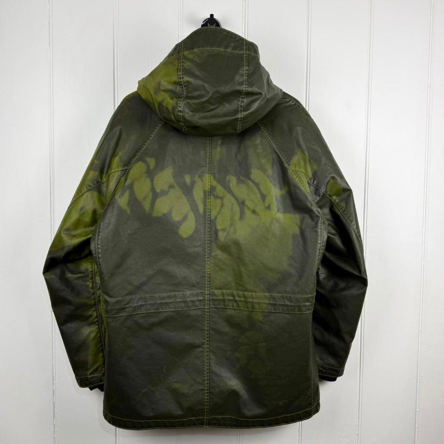Stone Island AW09 Waxed Ice Dutch Rope Parka – Reactive Green (XXL)