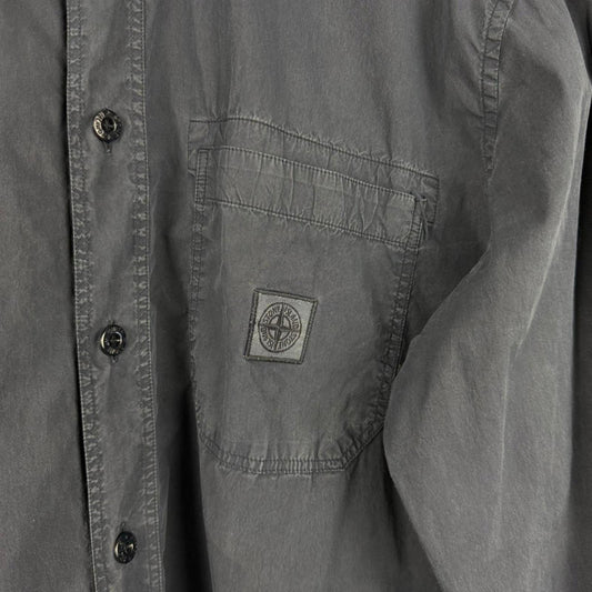 Stone Island Re-Dye Cotton Shirt (XL)