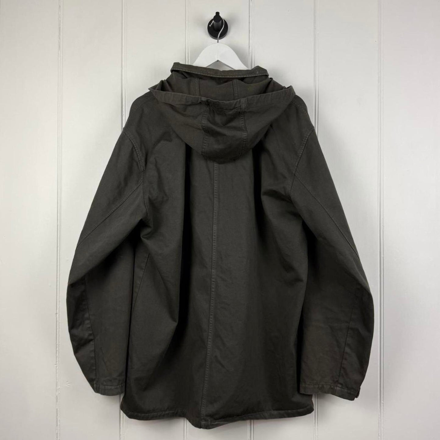 1996 Stone Island Parka Jacket in Dark Green (XL)