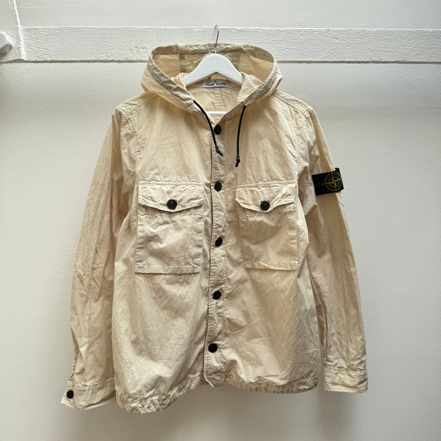 Stone Island Hooded Canvas Jacket (S)