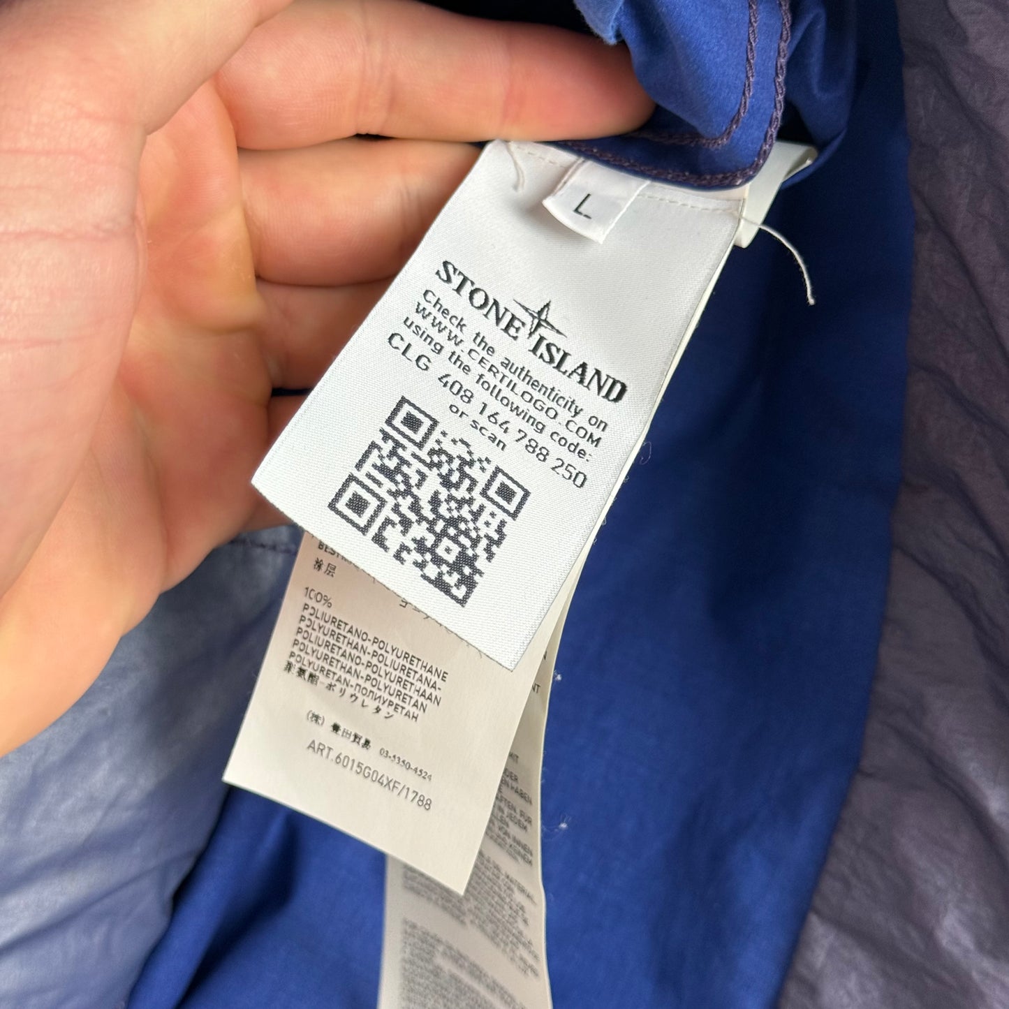 2014 Stone Island Heat Reactive 2 in 1 Marina Jacket (L)