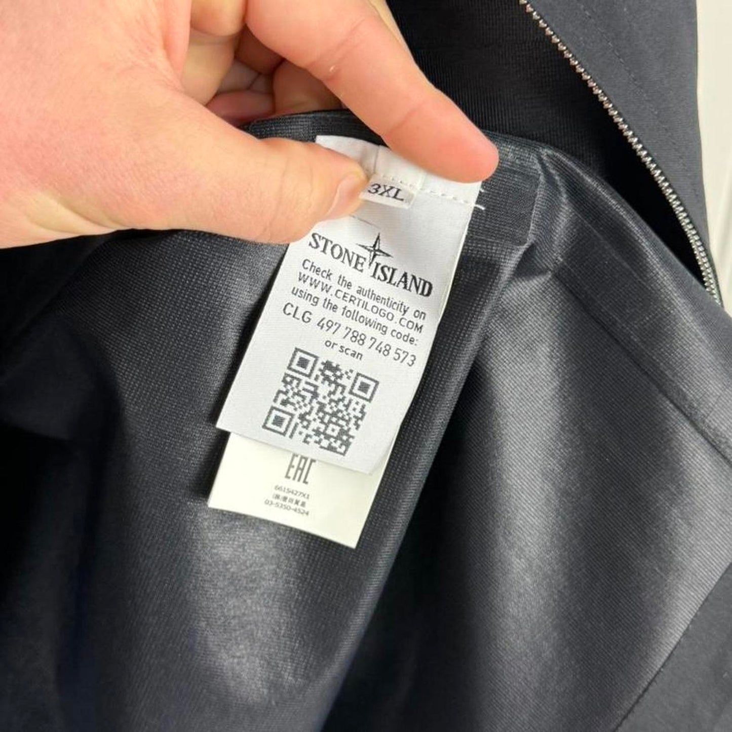 Stone Island Marina Tank Shield Hooded Jacket Black (3XL)