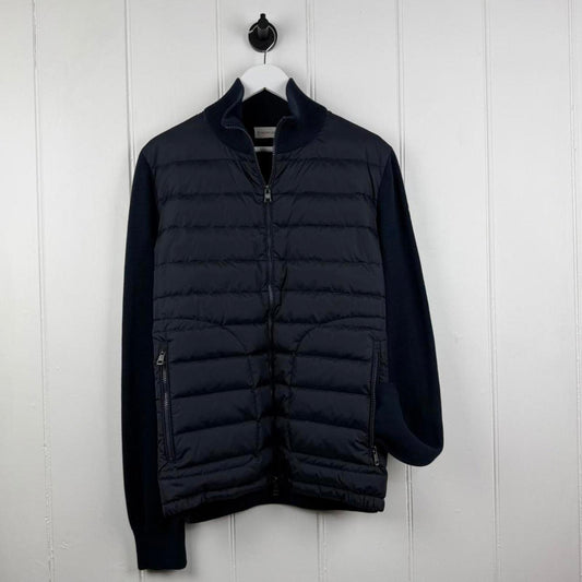 Navy Blue Moncler Tricot Knit Jumper (L)