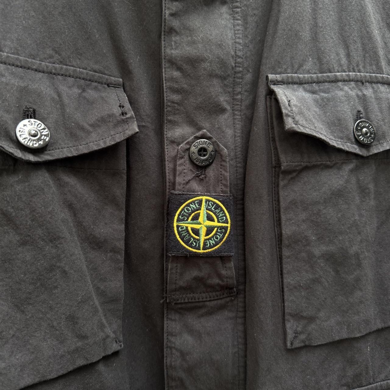 Stone Island Cotton Cordura Field Jacket in black (XXL)