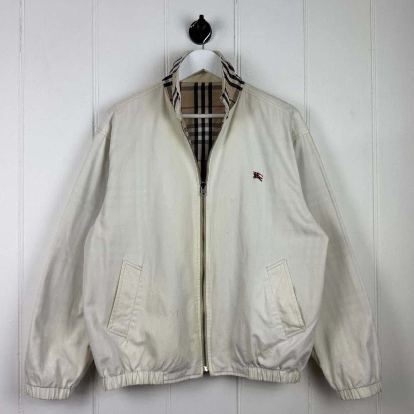 Vintage Burberry Reversible Check Harrington (M/L)