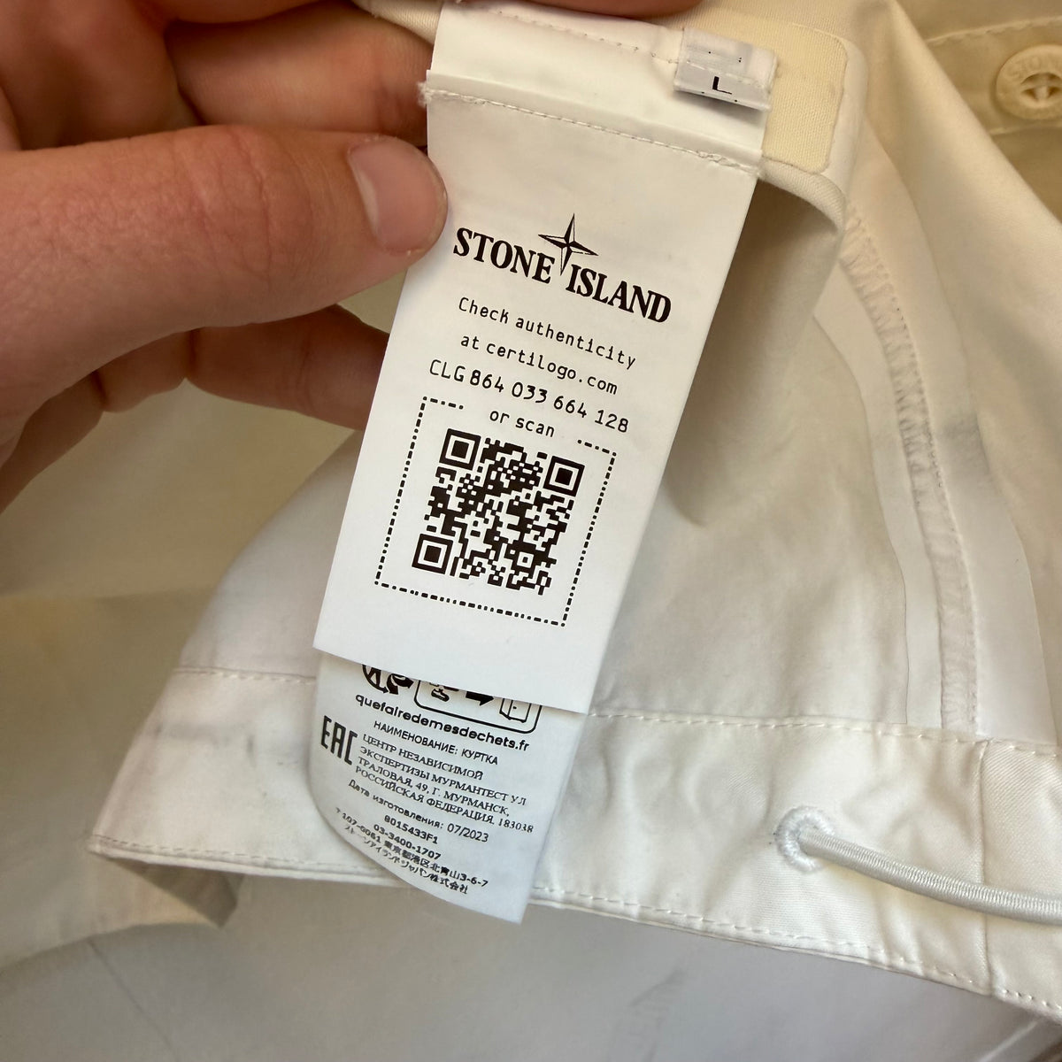 Stone Island Oventile Ghost Piece Jacket (L)