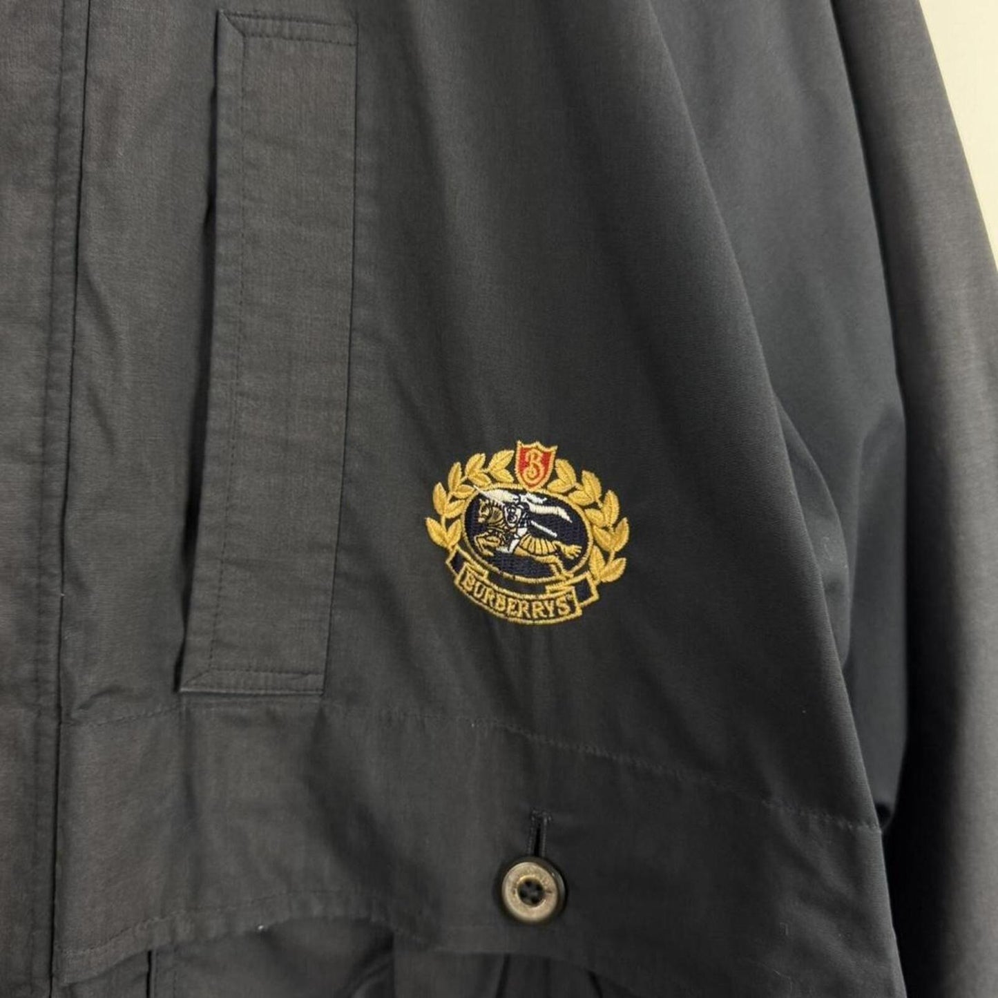 Burberrys Vintage Harrington Jacket Navy (XL)