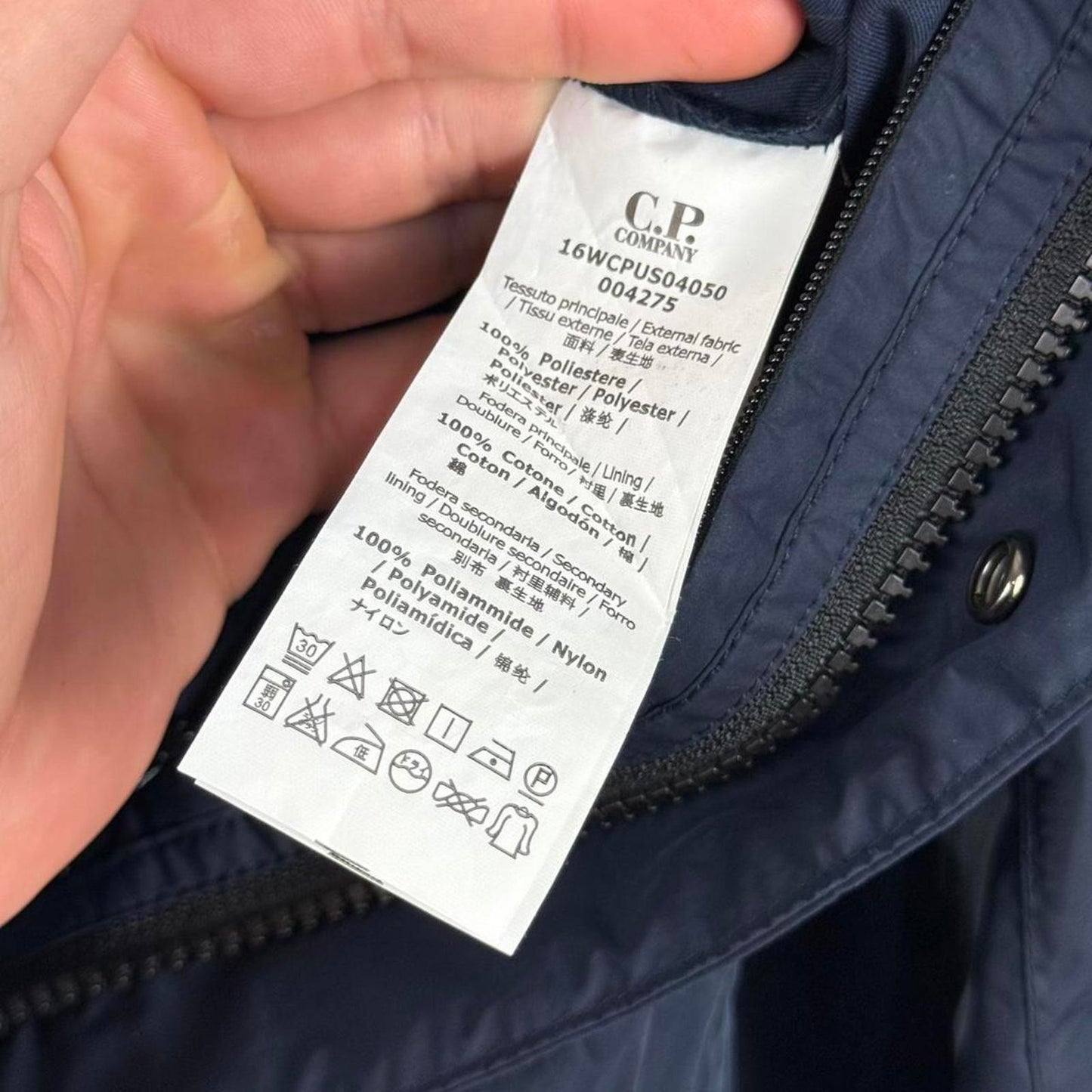 CP Company Micro-M Goggle Jacket Navy (M)