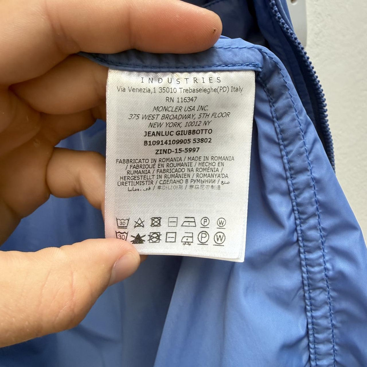 Moncler Jeanluc Windbreaker Jacket (L)