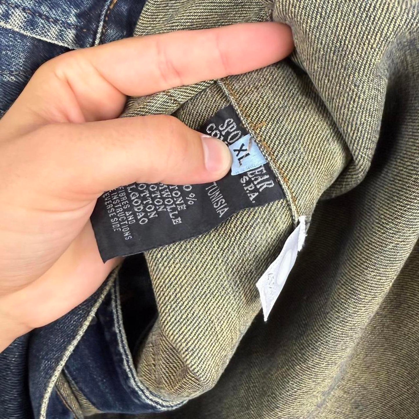 00s Stone Island Denims Logo Shirt (XL)