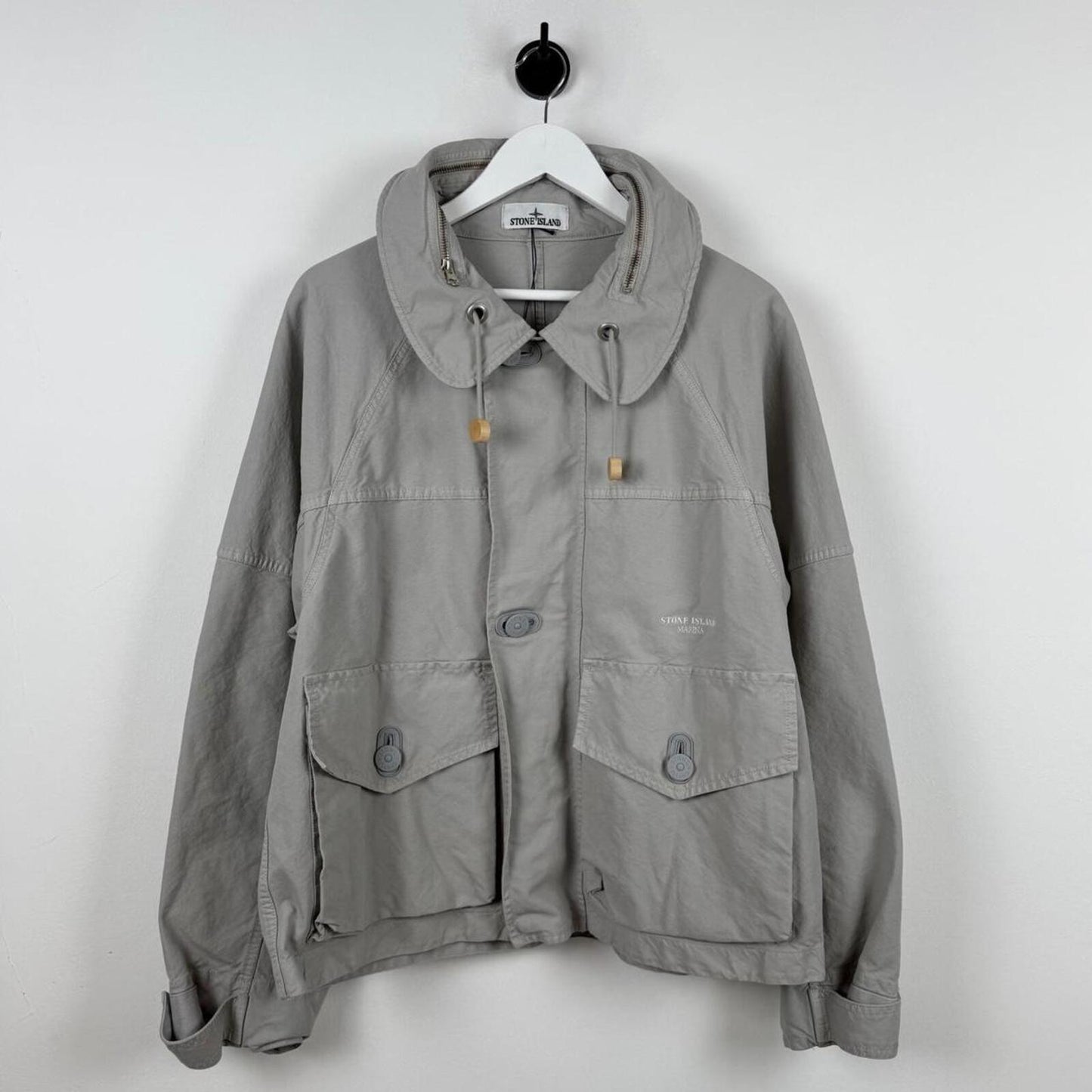 Stone Island Marina N/C Panama-TC Jacket Grey (M)