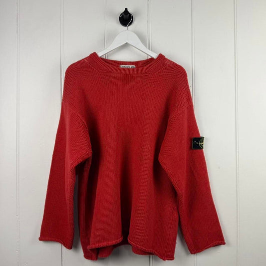 Stone Island Green Edge Badge Knit (L)