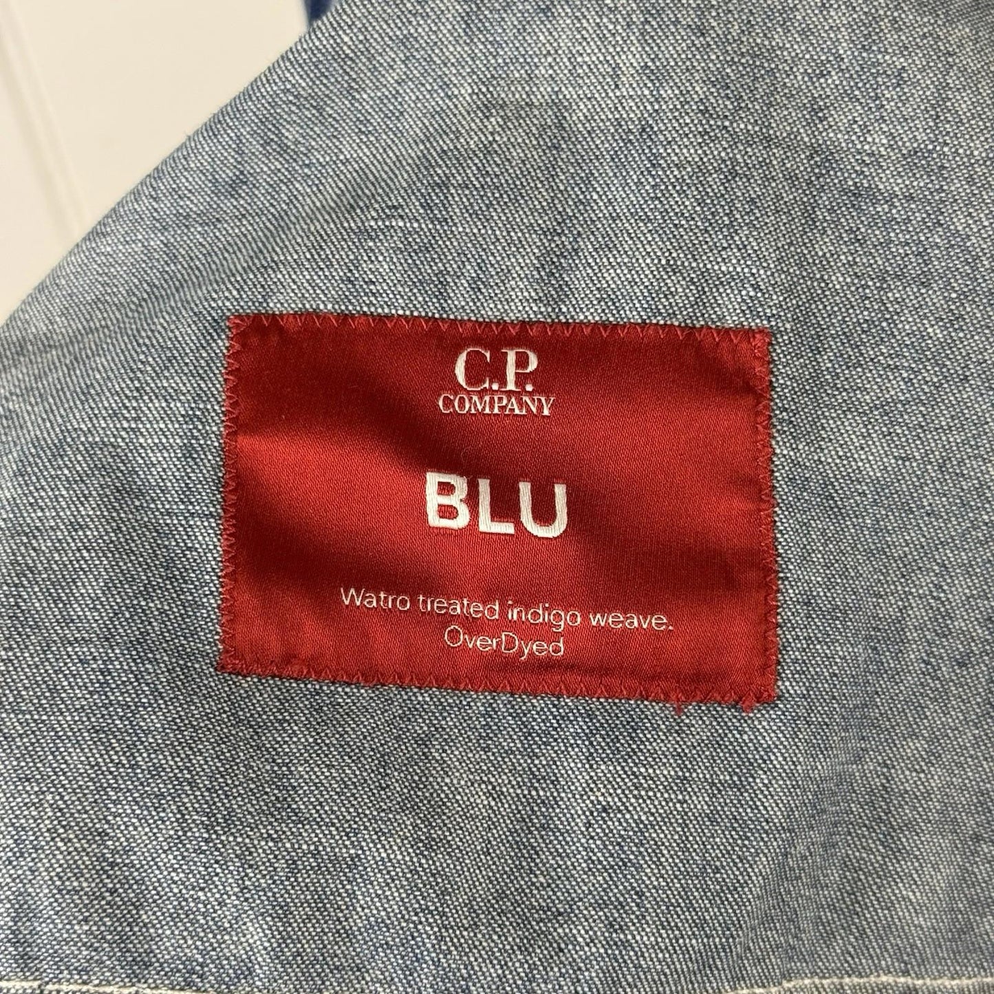 C.P. Company BLU Watro Treated Indigo Jacket (M)