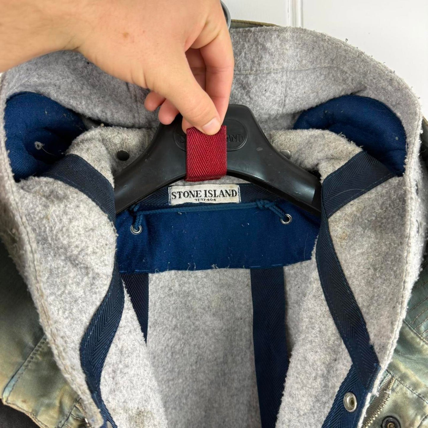 Stone Island “Graphite” Hand-Sprayed Jacket (L)