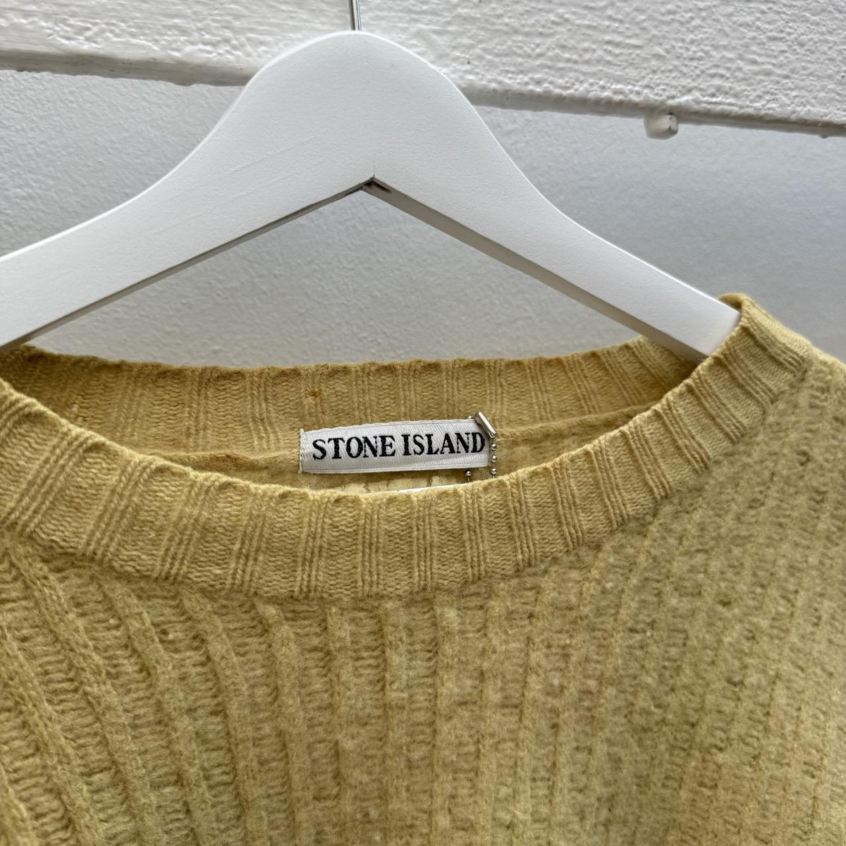 90’s Stone Island Ribbed Wool Blend Knit Jumper (M/L)
