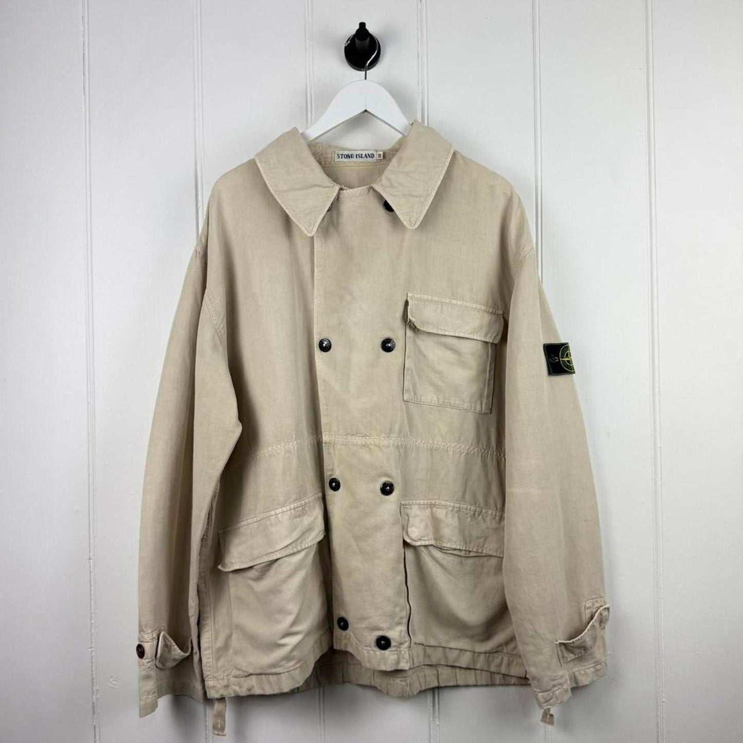 Stone Island Cotton/Linen Field Jacket (XXL)