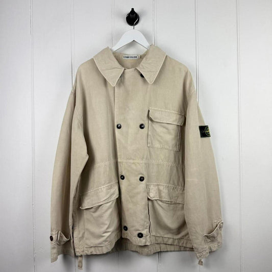 Stone Island Cotton/Linen Field Jacket (XXL)