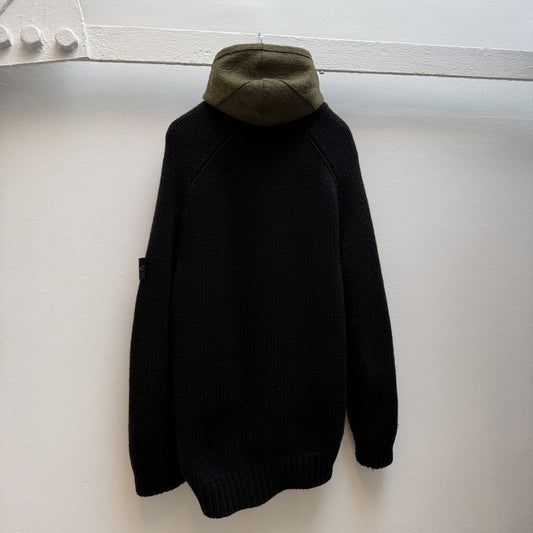 Early 00s Stone Island President Knit Jumper (XXL)
