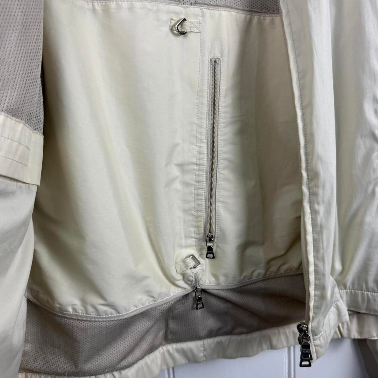 Prada Sport Packable Jacket Cream (M)