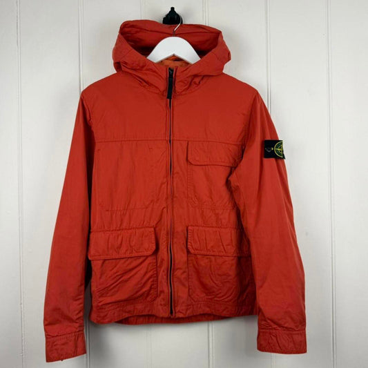 Stone Island David Light OVD Hooded Jacket Orange (M)