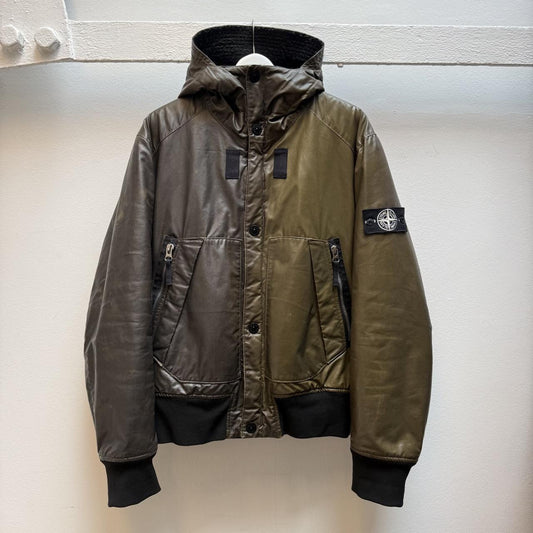 2010 Stone Island Waxed Ice 2 Jacket (L)