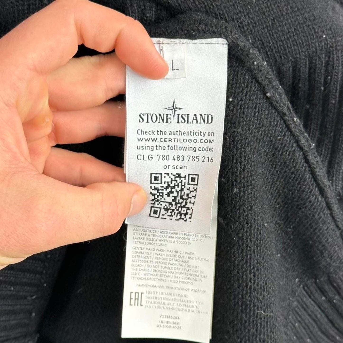 Stone Island Wool Crewneck Knit (L)