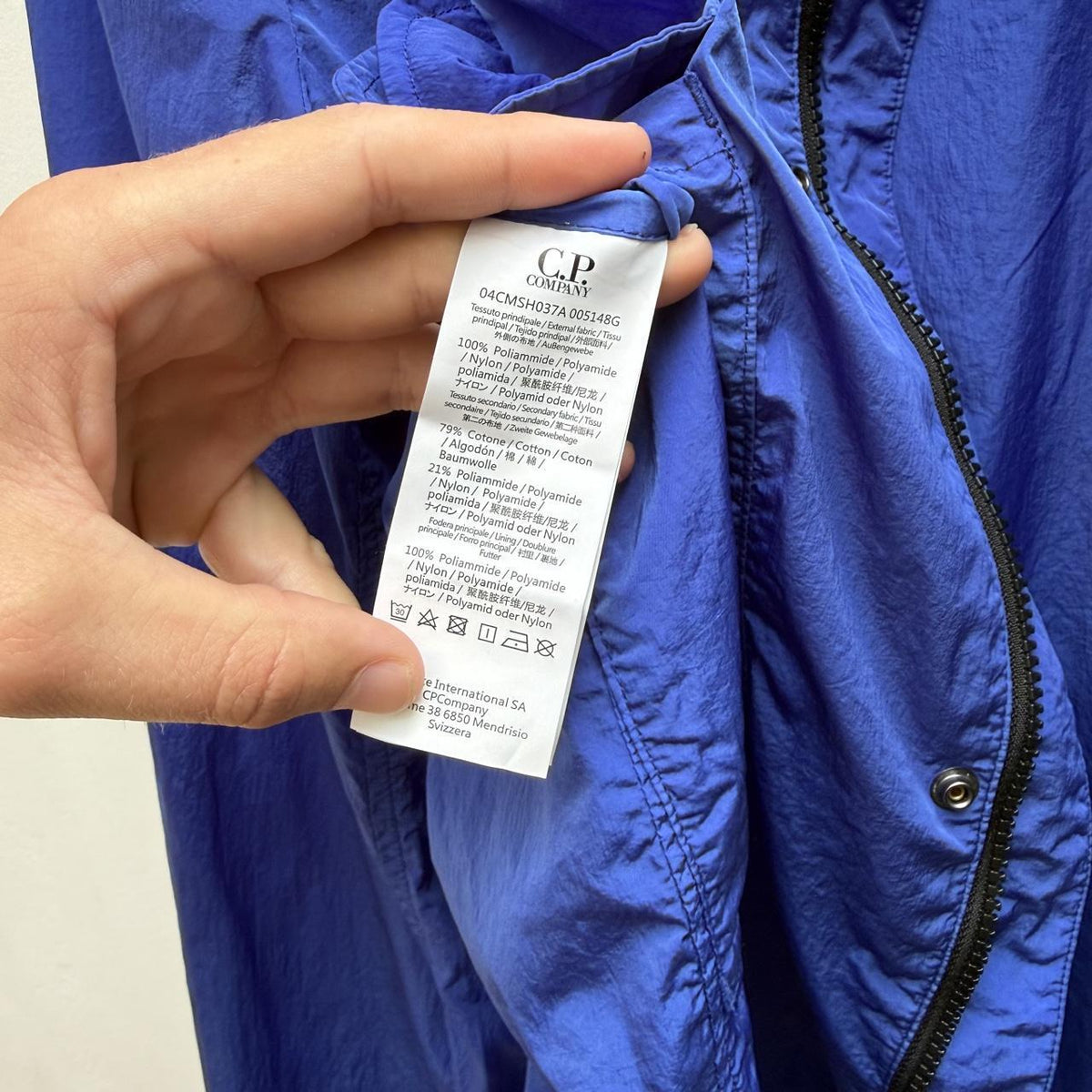 C.P. Company Chrome Goggle Jacket – Royal Blue (XXL)
