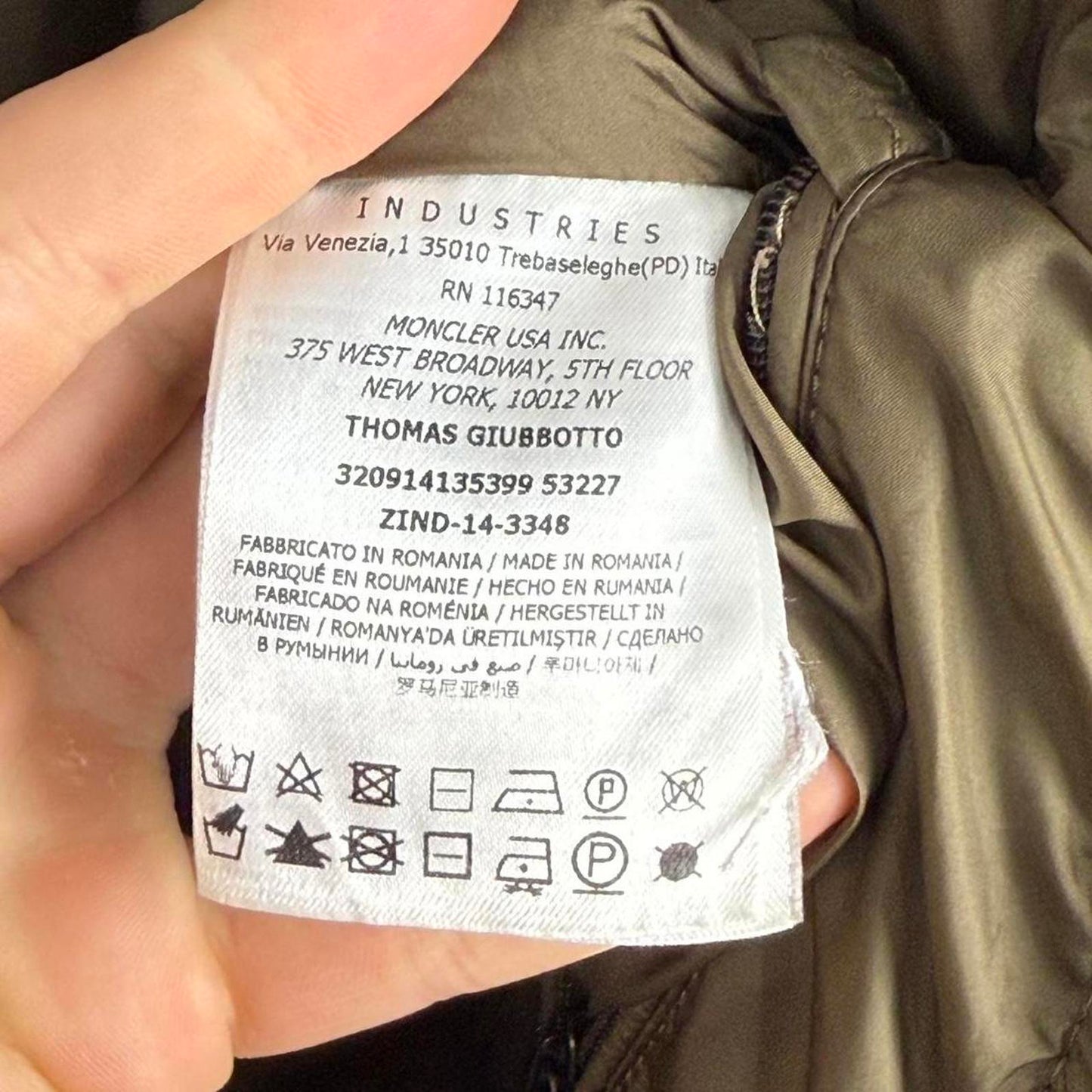 Moncler Thomas Down Jacket (S)