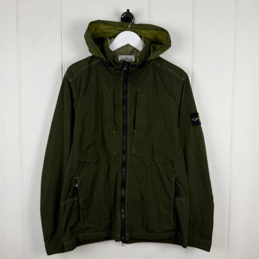 Stone Island Nylon Metal Flock Zip-Away Hood Jacket (L)