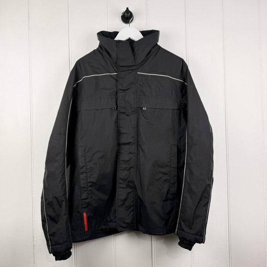 00’s Black Prada Sport Insulated Ski Jacket (XL)