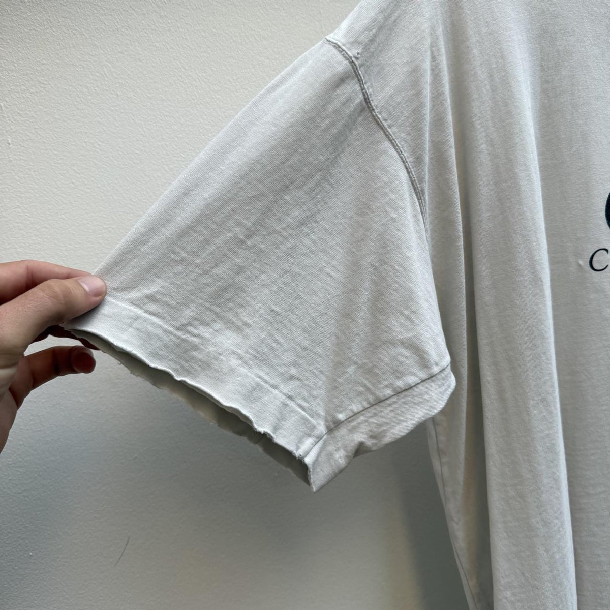 C.P. Company Vintage 1990s Relax Spellout T-Shirt – Off White (L)