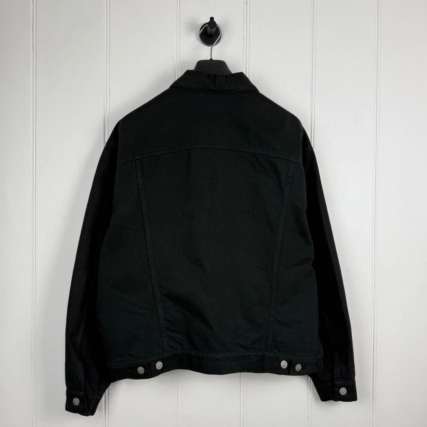 Stone Island x Supreme Bull Denim Jacket – Black (M)